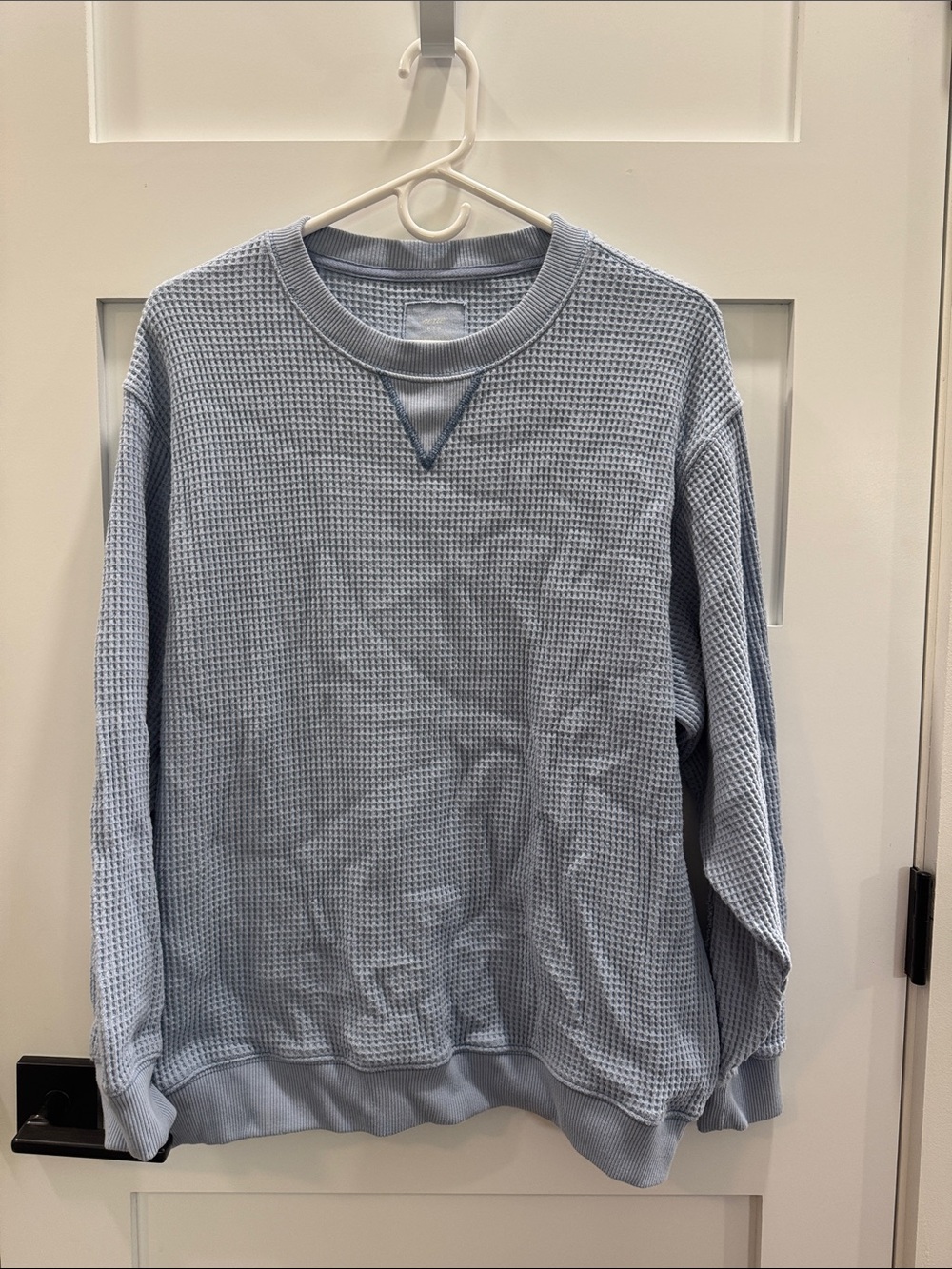 Like new Women’s Aerie oversized waffle crew size small